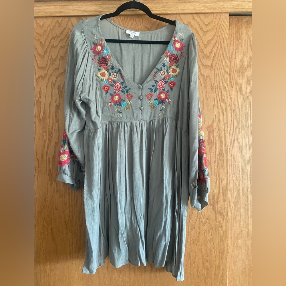 Umgee Embroidered Dress